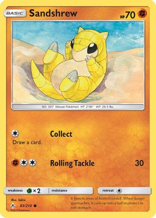 Sandshrew (83) - SM  Unbroken Bonds