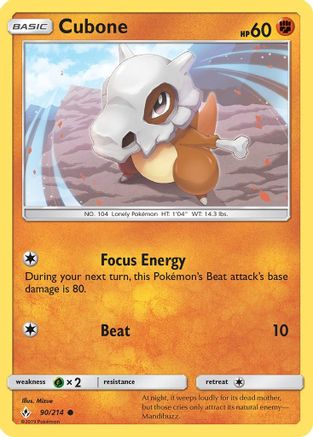 Cubone (90) - SM  Unbroken Bonds