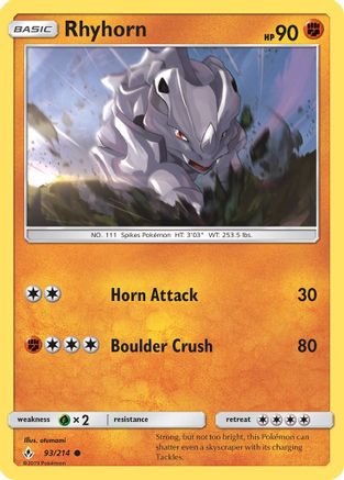 Rhyhorn (93) - SM  Unbroken Bonds