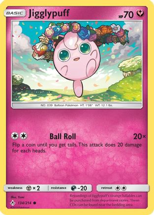 Jigglypuff (134) - SM  Unbroken Bonds