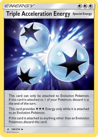 Triple Acceleration Energy (190) - SM  Unbroken Bonds