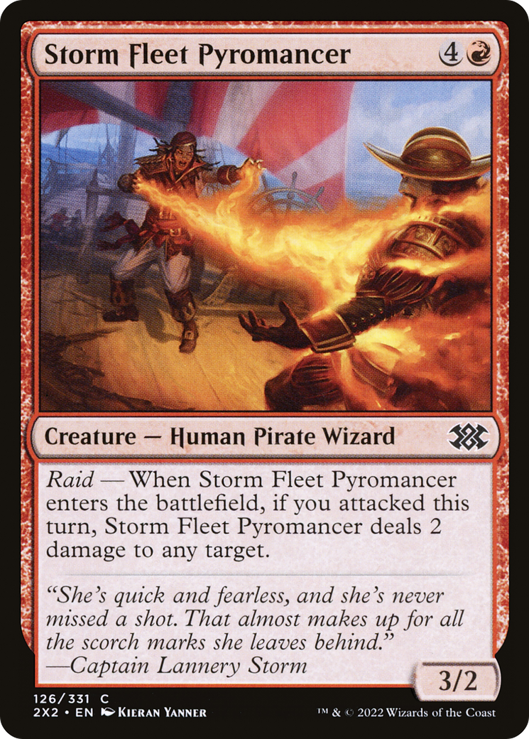Storm Fleet Pyromancer (126) Foil - Double Masters 2022