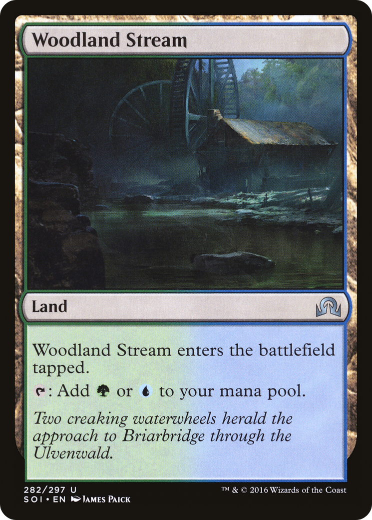 Woodland Stream (282) - Shadows over Innistrad