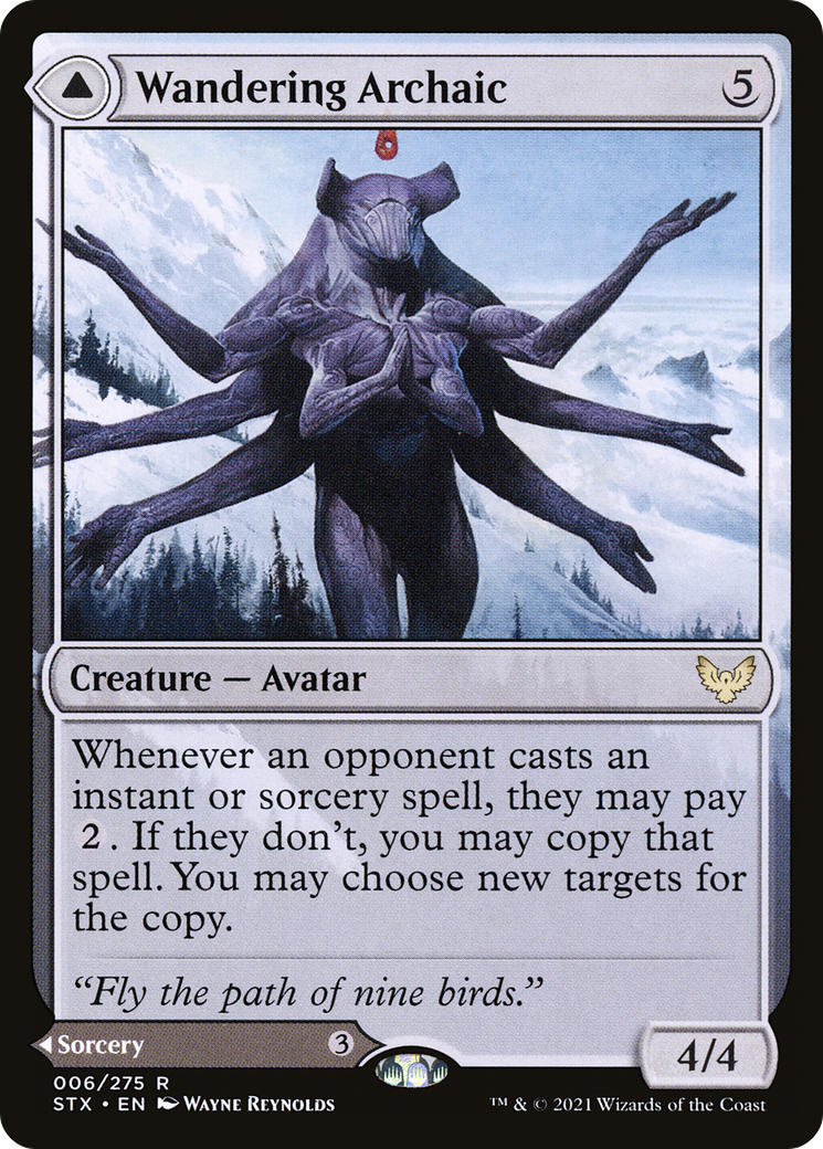 Wandering Archaic (006) Foil - Strixhaven: School of Mages