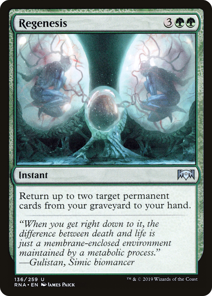 Regenesis (136) Foil - Ravnica Allegiance