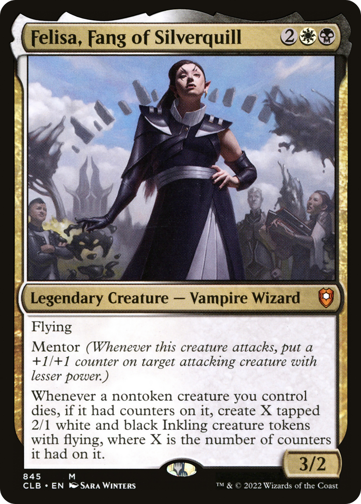 Felisa, Fang of Silverquill (845) - Commander Legends: Battle for Baldur's Gate