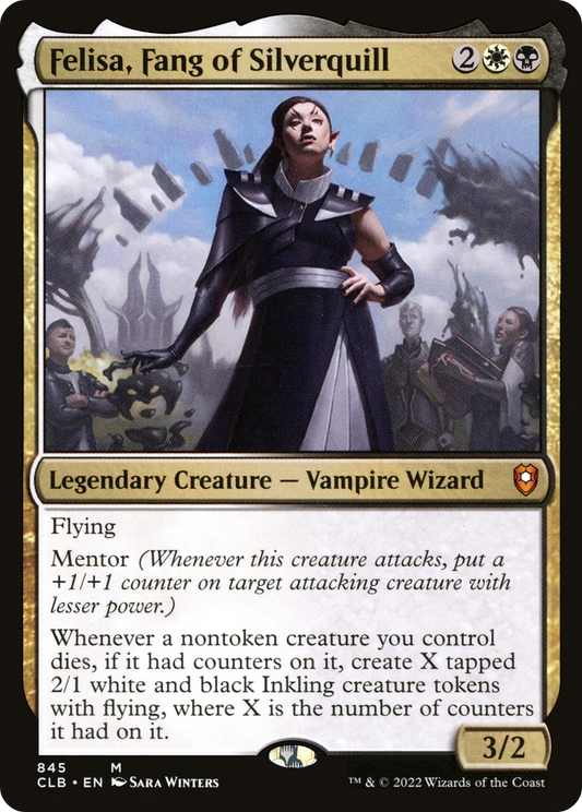 Felisa, Fang of Silverquill (845) - Commander Legends: Battle for Baldur's Gate