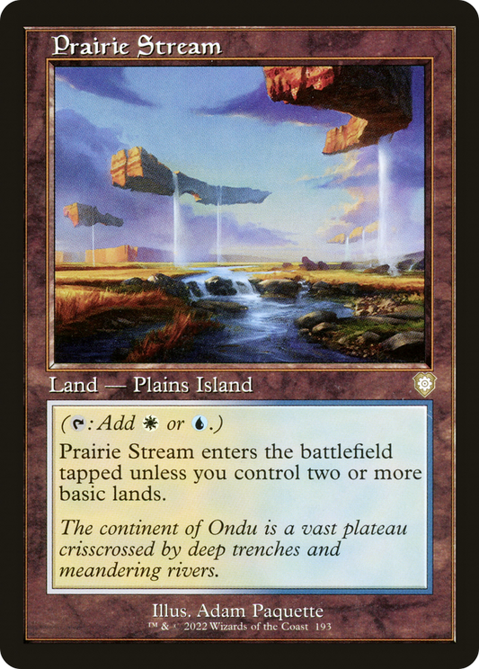 Prairie Stream (Retro) (193) - The Brothers' War Commander