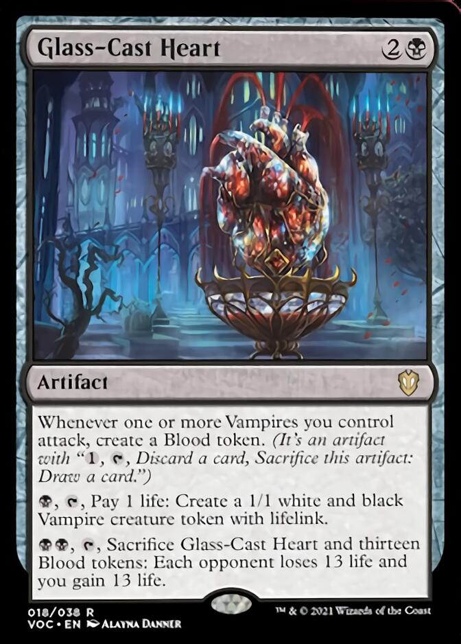 Glass-Cast Heart [Innistrad: Crimson Vow Commander] | Silver Goblin