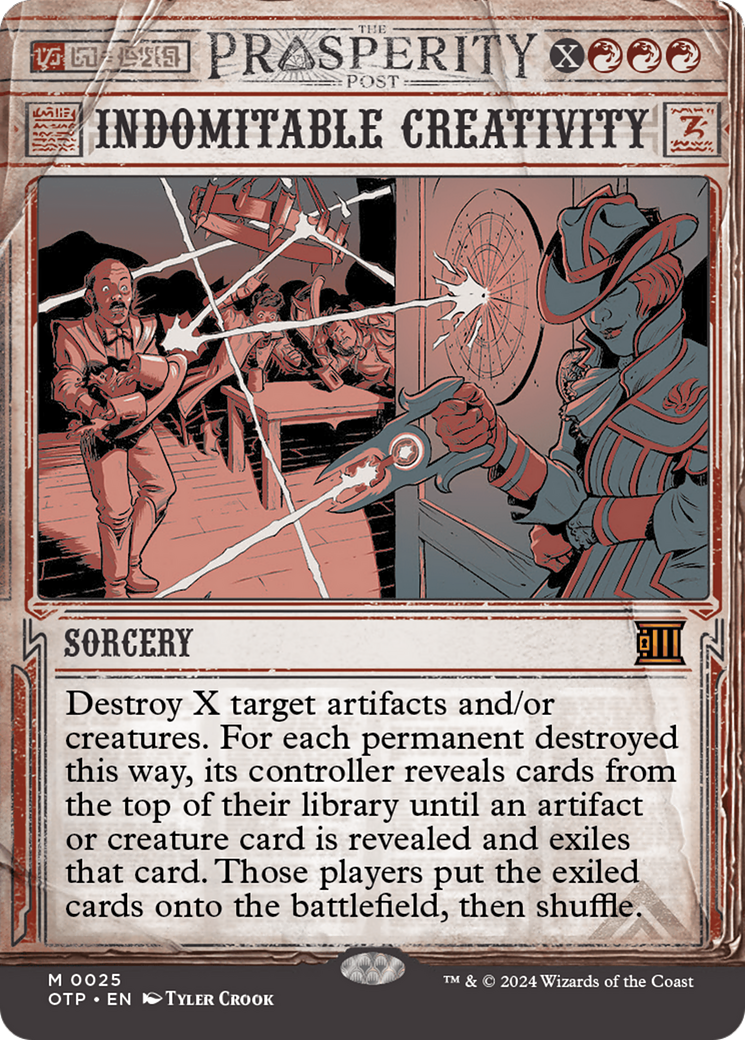 Indomitable Creativity (Showcase) (025) - Breaking News