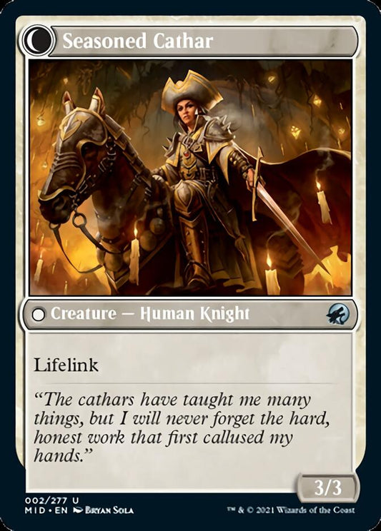 Ambitious Farmhand // Seasoned Cathar (002) - Innistrad: Midnight Hunt