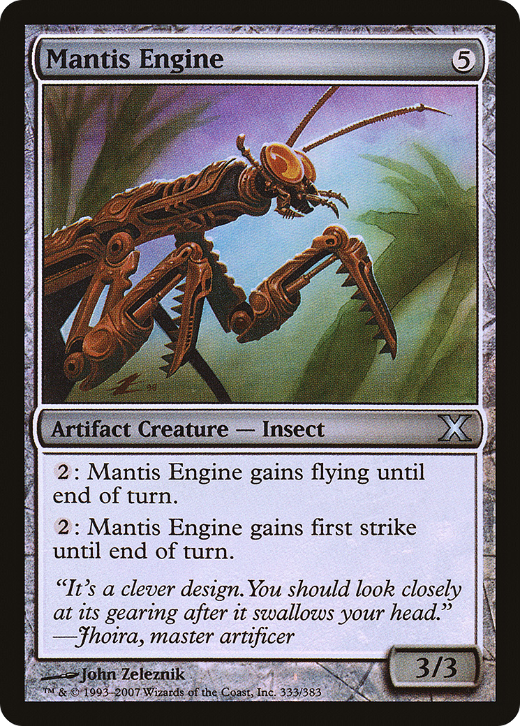 Mantis Engine (333) Foil - Tenth Edition