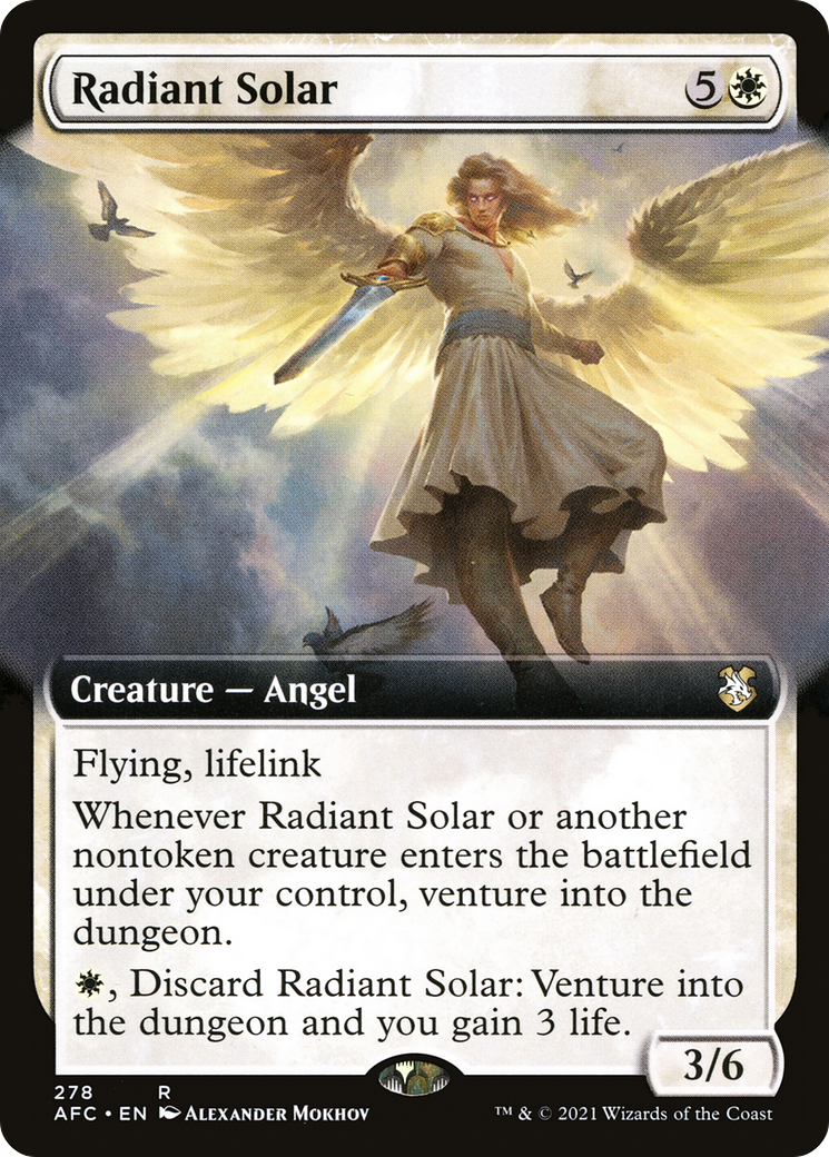 Radiant Solar (Extended Art) (278) - Forgotten Realms Commander