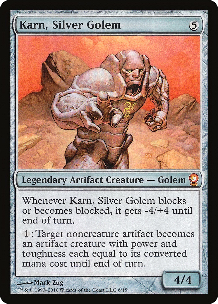 Karn, Silver Golem (006) Foil - From the Vault: Relics