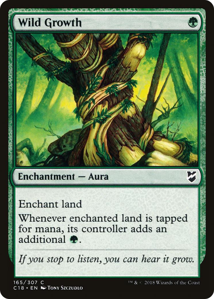 Wild Growth (165) - Commander 2018