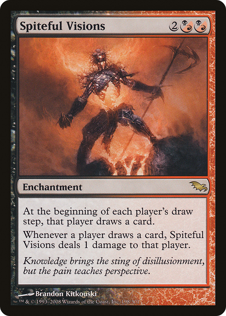 Spiteful Visions (198) Foil - Shadowmoor