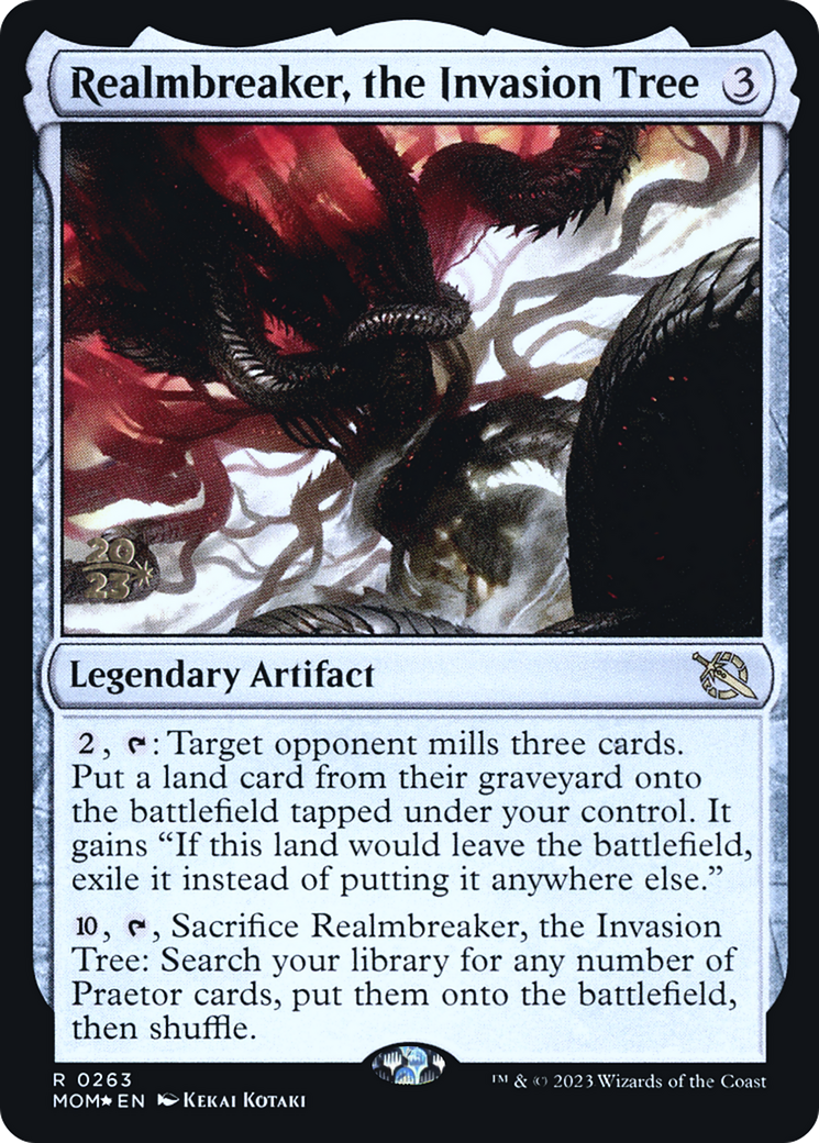 Realmbreaker, the Invasion Tree (263s) Foil - March of the Machine Promos