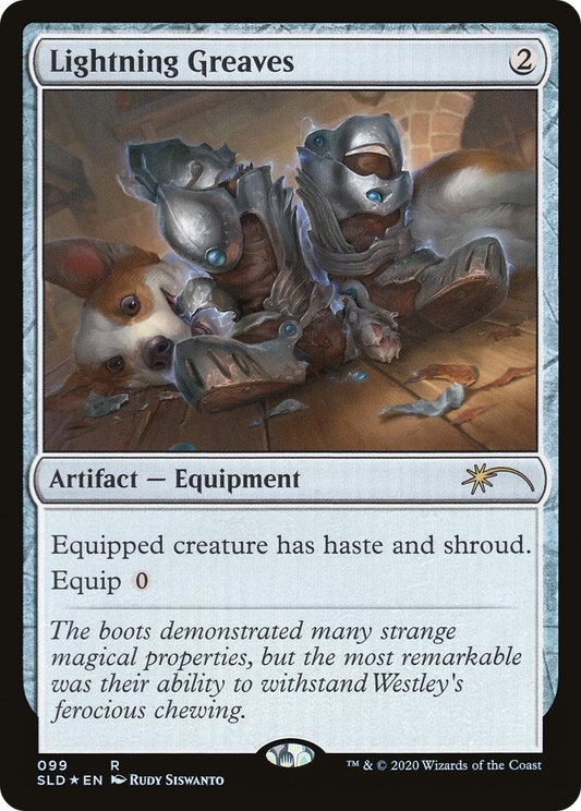 Lightning Greaves (099) Foil - Secret Lair Drop