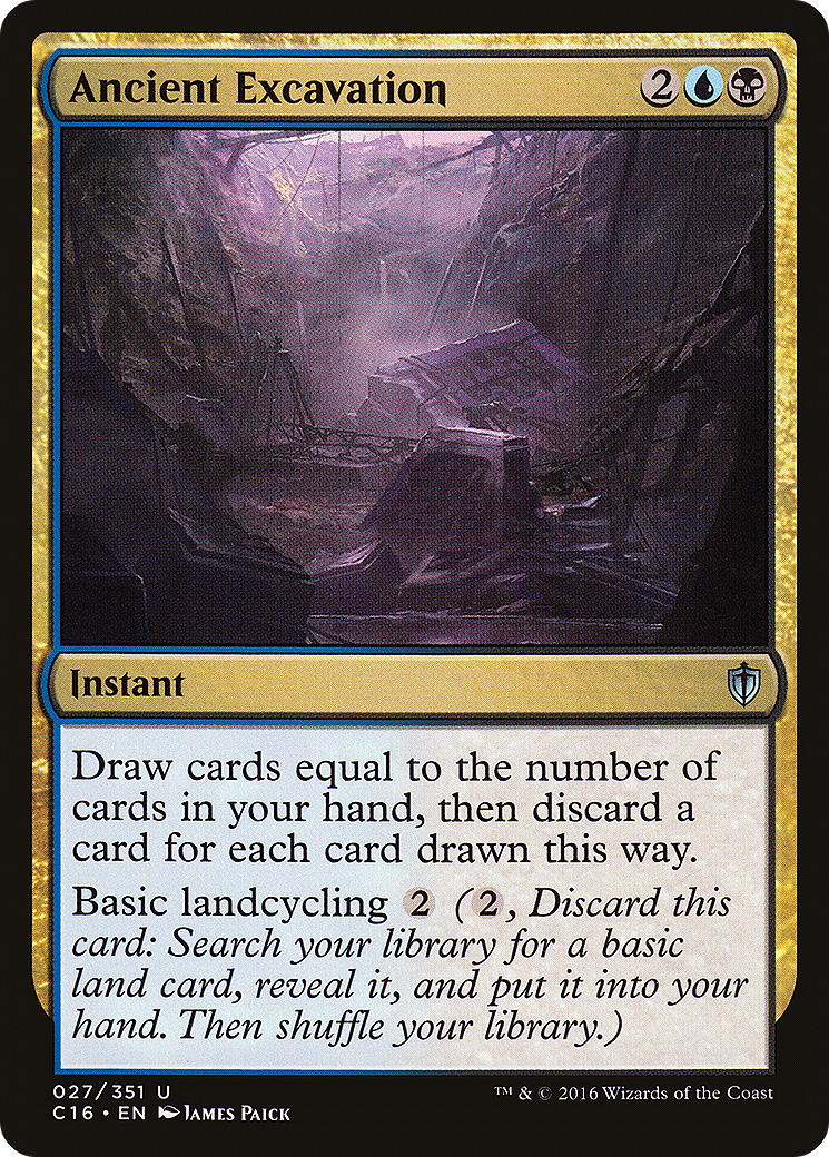 Ancient Excavation [Commander 2016] | Silver Goblin