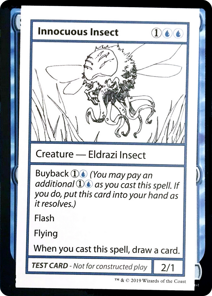 Innocuous Insect (2021 Edition) [Mystery Booster Playtest Cards]