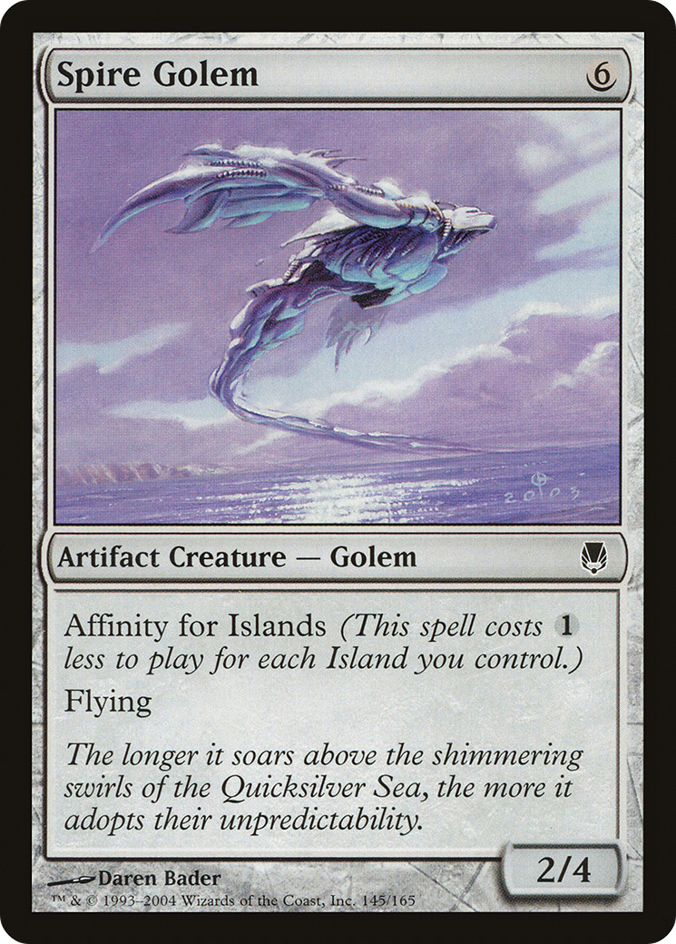 Spire Golem (145) Foil - Darksteel
