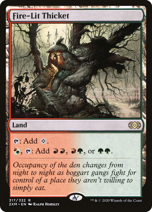 Fire-Lit Thicket (317) - Double Masters