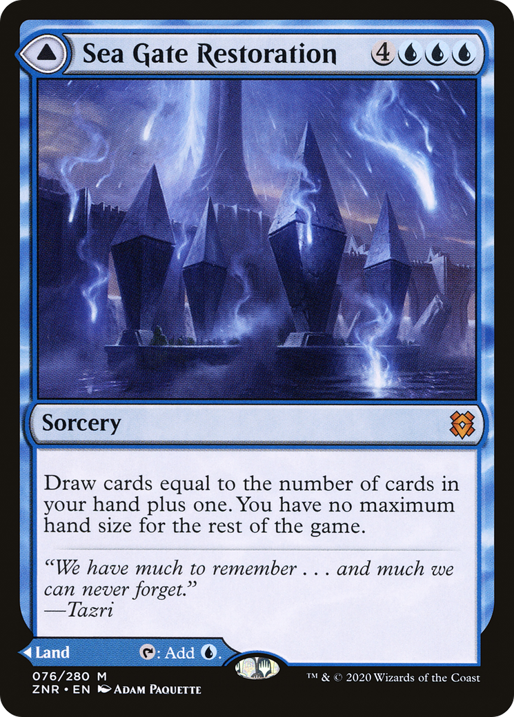 Sea Gate Restoration (076) Foil - Zendikar Rising