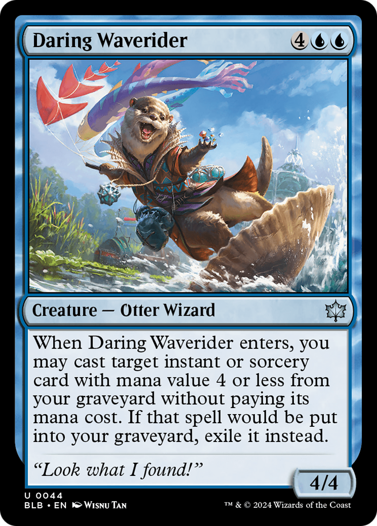 Daring Waverider [Bloomburrow] Foil