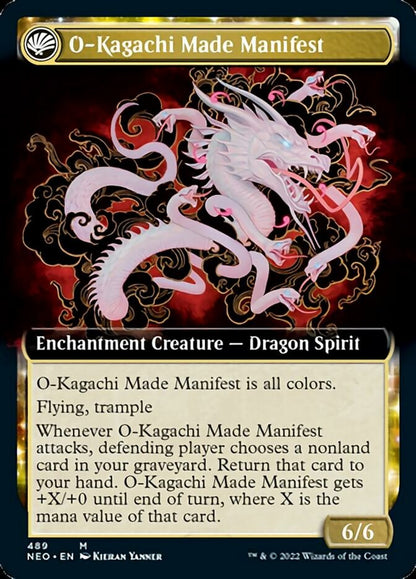 The Kami War // O-Kagachi Made Manifest (Extended Art) (489) - Kamigawa: Neon Dynasty