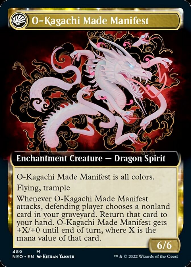 The Kami War (Extended Art) (489) Foil - Kamigawa: Neon Dynasty