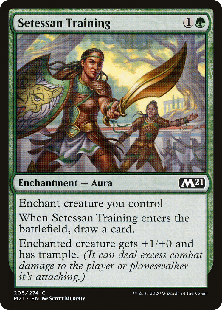 Setessan Training (205) Foil - Core Set 2021