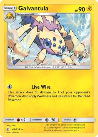 Galvantula (62/236) [Sun & Moon: Unified Minds] Reverse Holofoil
