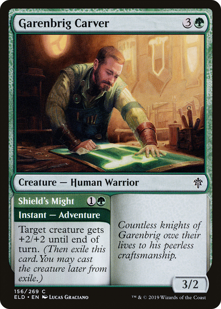 Garenbrig Carver (156) Foil - Throne of Eldraine