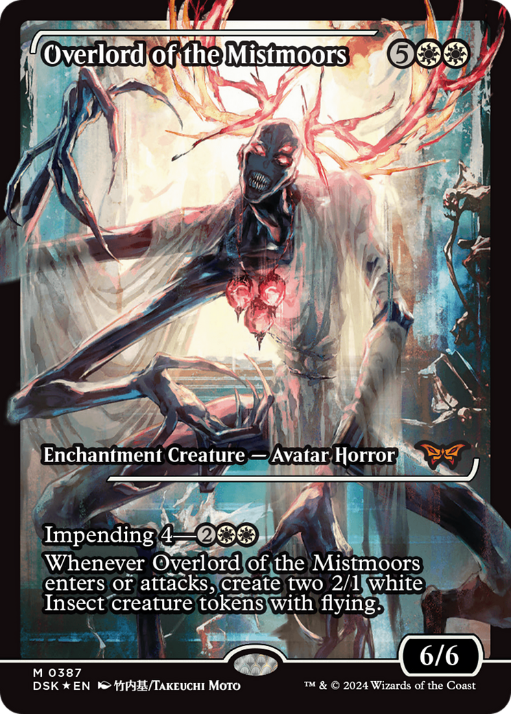 Overlord of the Mistmoors (Japan Showcase) [Duskmourn: House of Horror] Foil