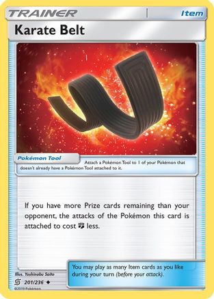 Karate Belt (201) Reverse Holofoil - SM  Unified Minds