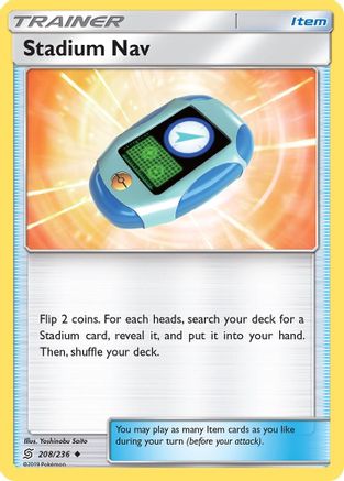 Stadium Nav (208) Reverse Holofoil - SM  Unified Minds