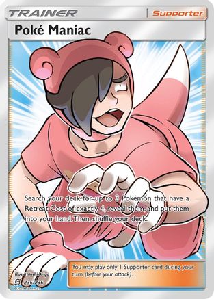 Poke Maniac (Full Art) (236) Holofoil - SM  Unified Minds