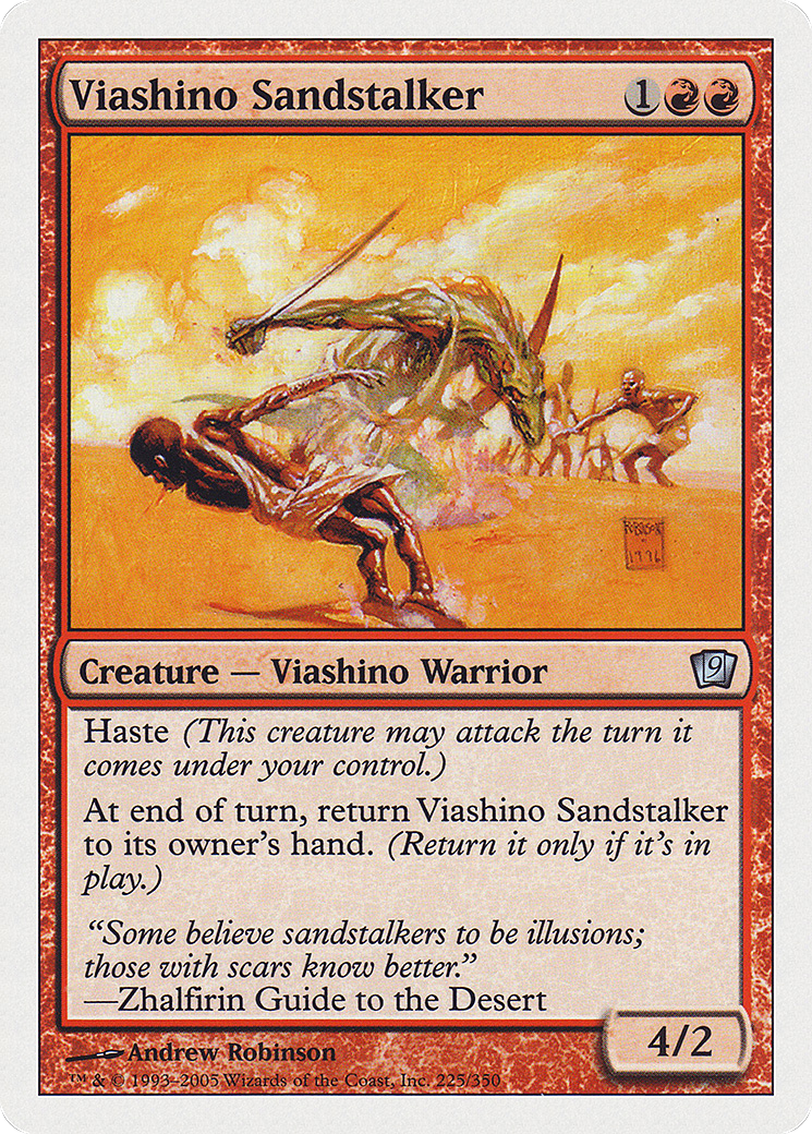 Viashino Sandstalker (225) Foil - Ninth Edition