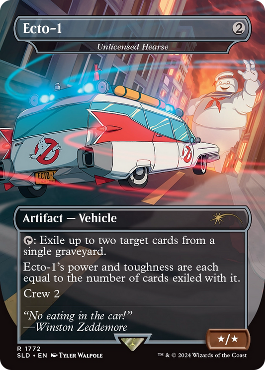 Unlicensed Hearse / Ecto-1(Borderless) (1772)
