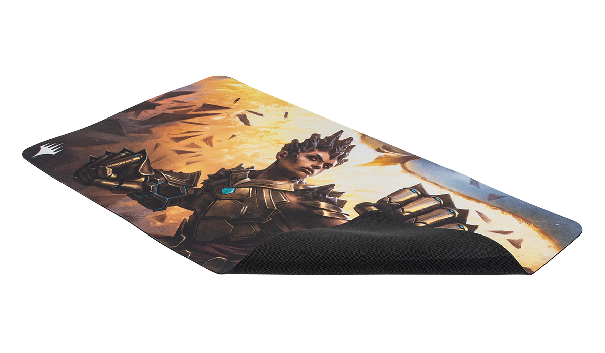 Phyrexia: All Will Be One Commander Playmat Neyali, Suns’ Vanguard-Silver Goblin