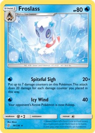 Froslass - 38/236 (SM Unified Minds) (38) - Deck Exclusives