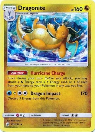 Dragonite - 151/236 (Cracked Ice Holo) (151) Holofoil - Deck Exclusives