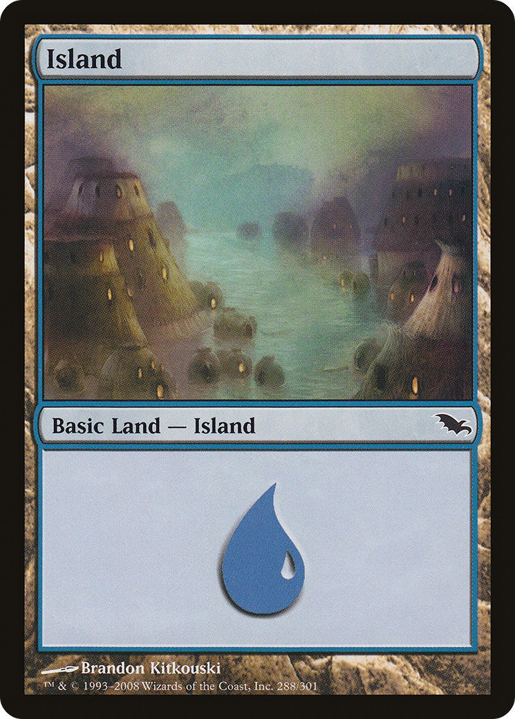 Island (288) [Shadowmoor] Foil