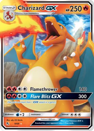 Charizard GX (9) Holofoil - Hidden Fates
