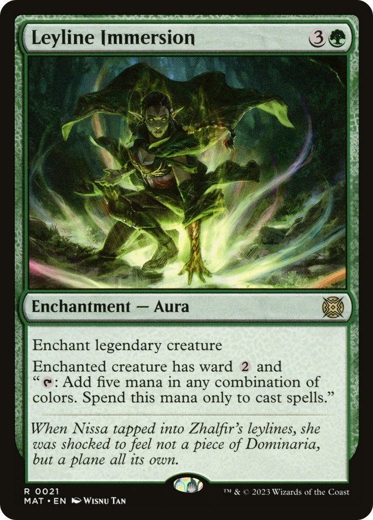 Leyline Immersion [March of the Machine: The Aftermath] Foil