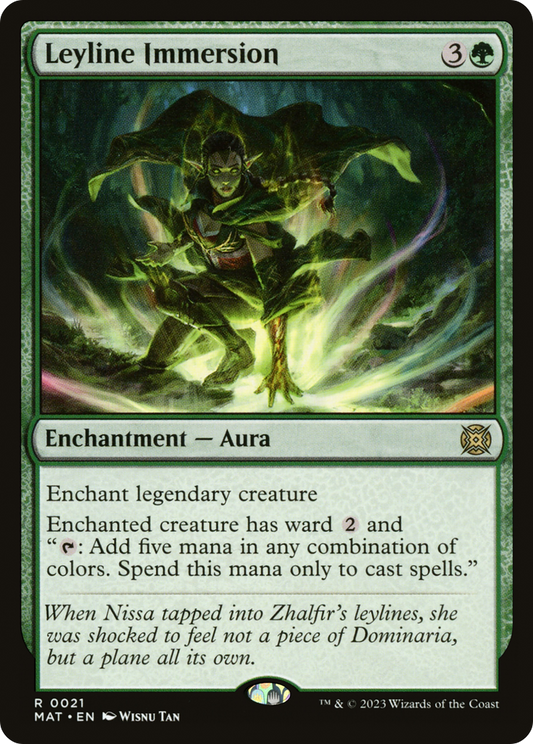 Leyline Immersion [March of the Machine: The Aftermath] Foil