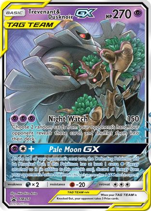 Trevenant & Dusknoir GX - SM217 (SM217) Holofoil - SM Promos