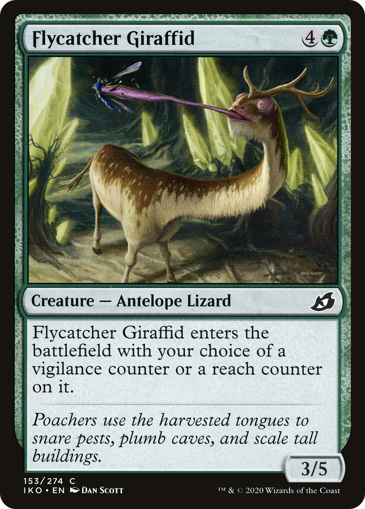 Flycatcher Giraffid (153) Foil - Ikoria: Lair of Behemoths