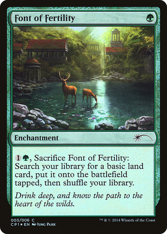 Font of Fertility (003) Foil - Magic 2015 Clash Pack