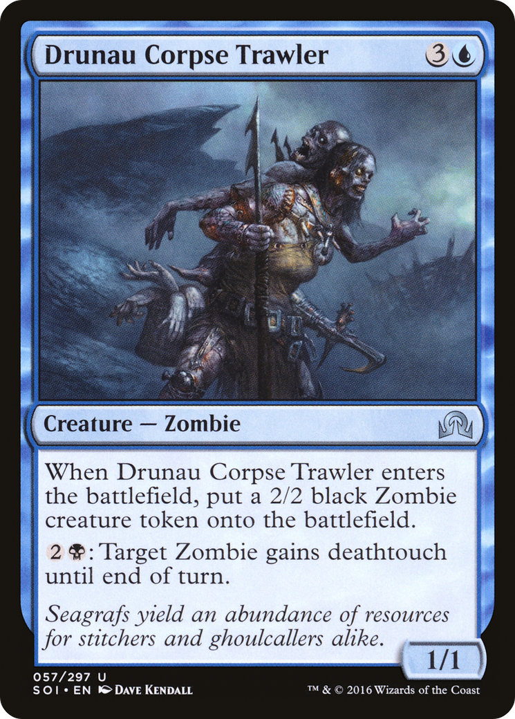 Drunau Corpse Trawler (057) - Shadows over Innistrad
